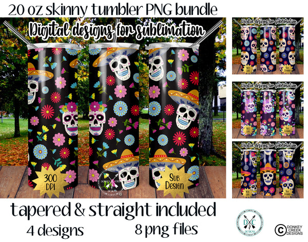 Download Skull Damask Full Wrap For 30 Oz Skinny Tumbler Svg Png Digital File Clip Art Art Collectibles