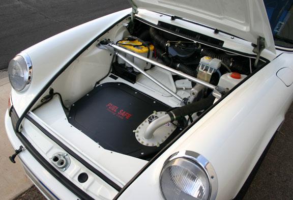 1972 911 RS 993 3.6L DME G50 SBH Transmission Conversion Restoration Front Trunk Hood Up