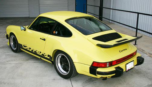 Light Yellow 1974 911 Carrera to 3.2L DME 915 Restoration and Conversion Rear Driver's Side Quarter Panel