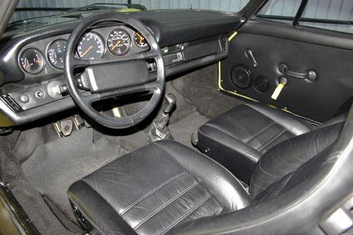 Light Yellow 1974 911 Carrera to 3.2L DME 915 Restoration and Conversion Interior Upholstery