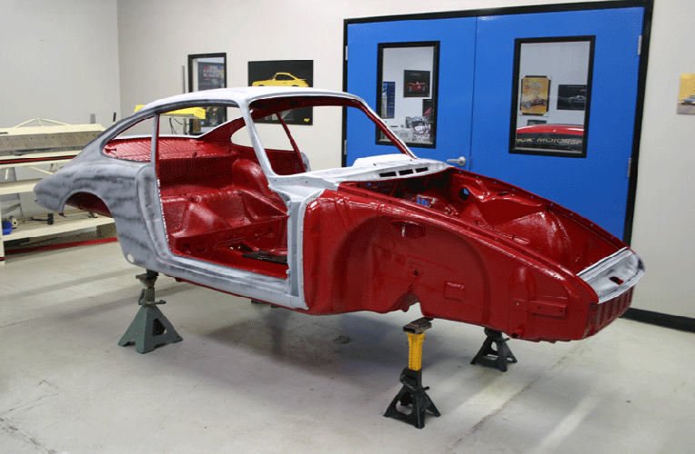 Polo Red 1966 912 3 Gauge Restoration 2016 PCA Werks Reunion Winner Body Interior Painted