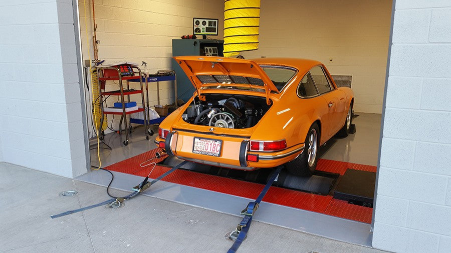1970 911E Restoration Signal Orange dyno tuning
