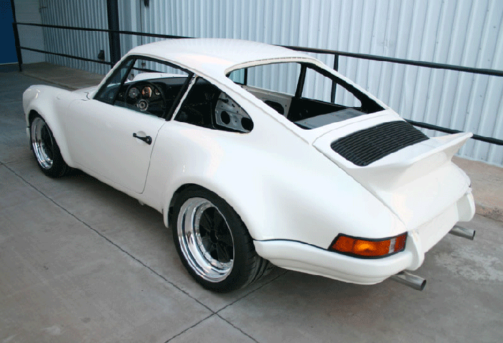 1973 911T To RSR Build With 993 3.6L Varioram DME G50 Restoration Conversions rear body assembly