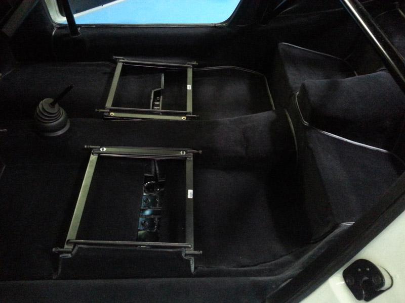 1974 911 IROC 3.8L Slide Valve MOTEC RUF R50-50 6-Speed Upgrade Conversions interior carpet