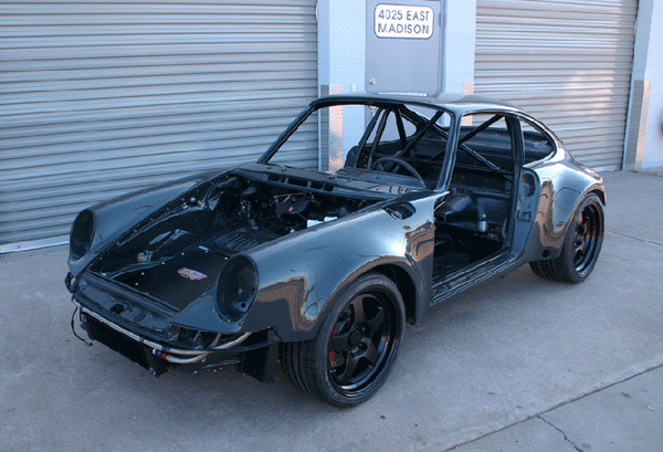 1973 911 RSR 3.8L Twin Turbo MOTEC EFI Upgrade G50 6 Speed Upgrade Conversion chassis assembly