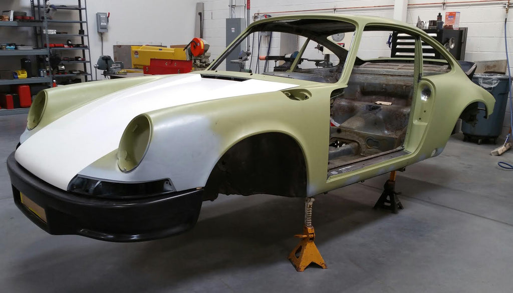 Light Yellow 1980 911 SC TO 911 RS 3.8L Backdate Restoration Conversion