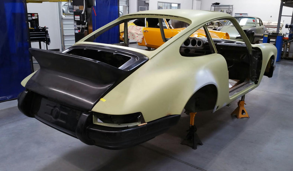 Light Yellow 1980 911 SC TO 911 RS 3.8L Backdate Restoration Conversion