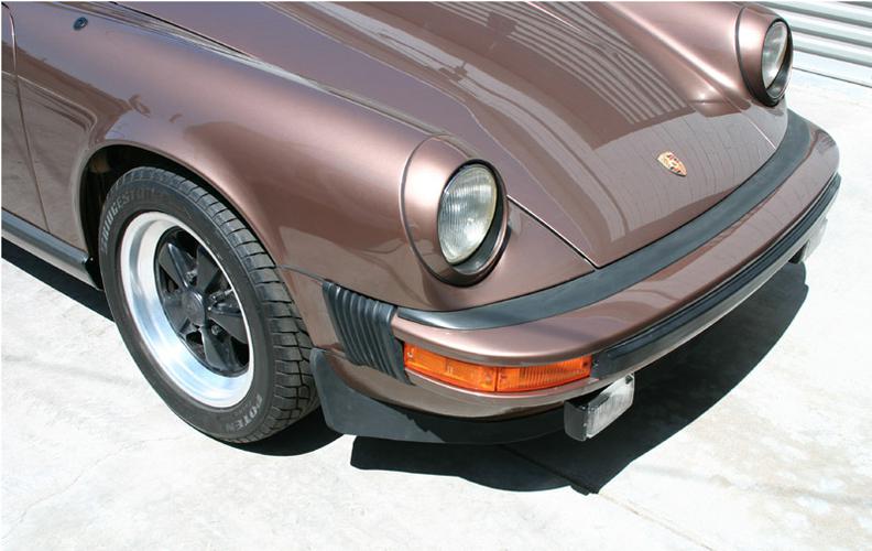 Copper Brown Metallic 1978 911SC 3.0L 915 Restoration front end assembled