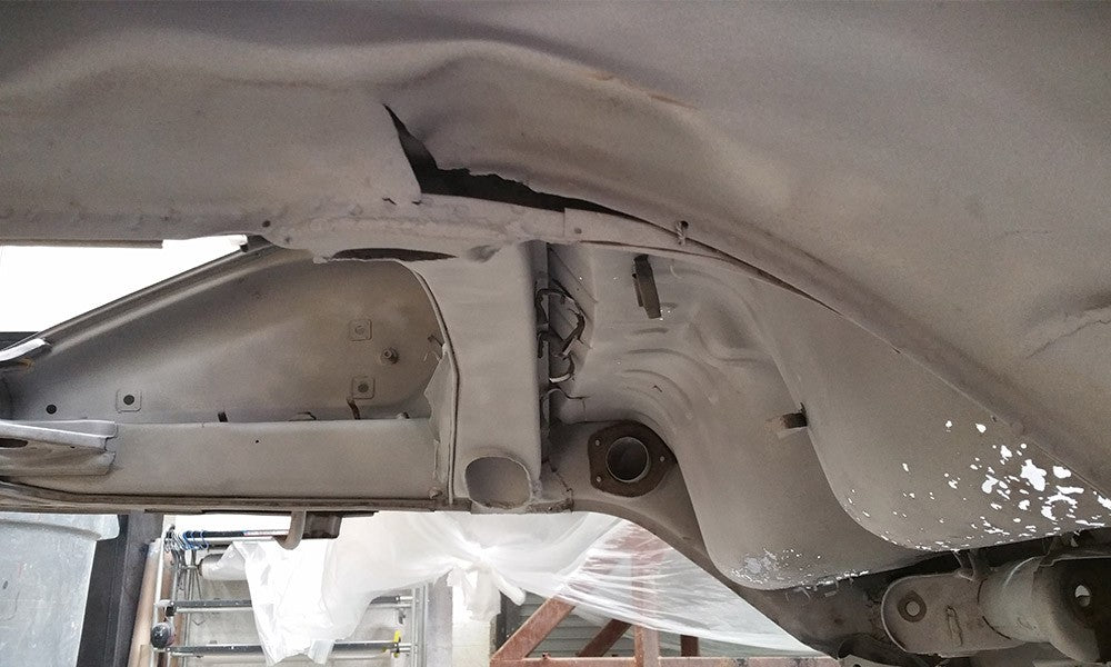 1967 911S Targa Soft Window Damage discovered