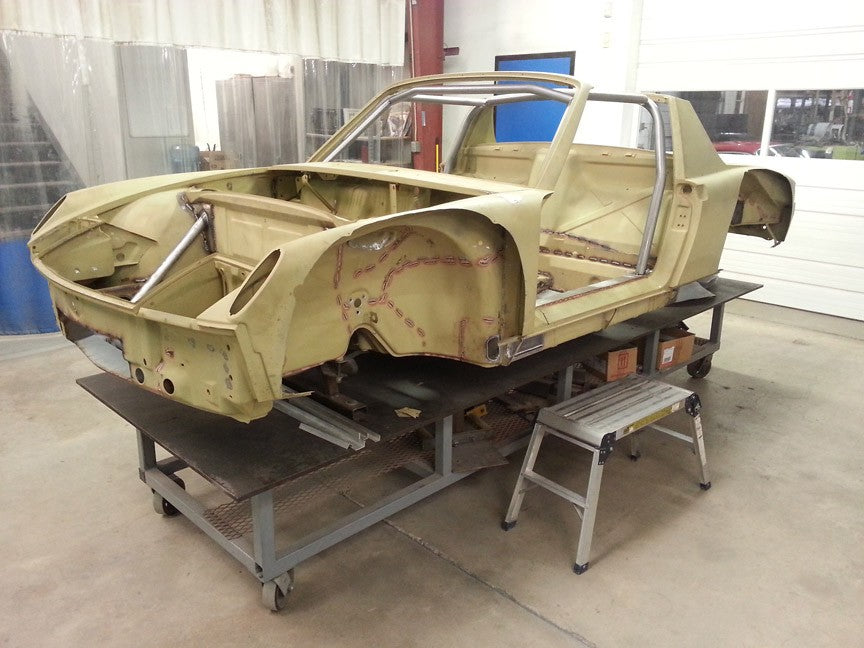 914/4 To 914/6 GT Chassis Conversion & Restoration Chassis Seam Weld