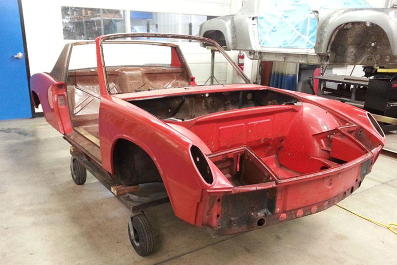 914/4 To 914/6 GT Chassis Conversion & Restoration chassis start