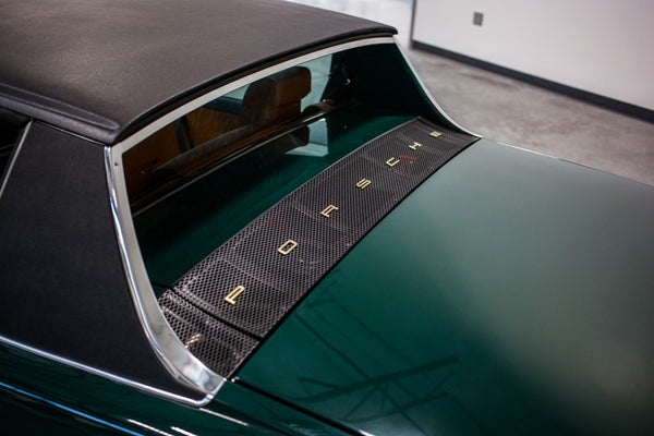 British Racing Green 914 to 914/6 2.7L Road Rally Trim Restoration Conversion engine grill detail