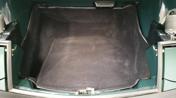 British Racing Green 914 to 914/6 2.7L Road Rally Trim Restoration Conversion front carpet over GT cooler