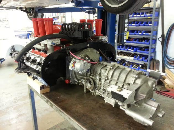 Porsche 914 To 916 3.8L MOTEC EFI Slide-Valve ITB 915 Race Car Upgrade Conversion engine & transmission ready