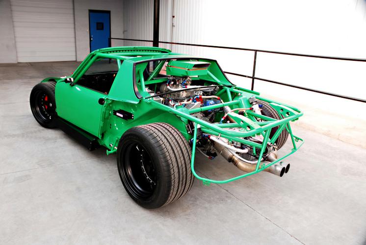 914 V8 Blown Monster rear without body