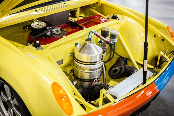 914/6 GT 2.0L Twin Plug 901 Vintage Race Car Build front oil system detail