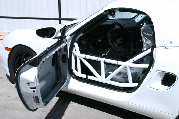    		 #63 "Brumos Cup Car" 986 BSR Race Car Conversion driver's interior lightweight door prep