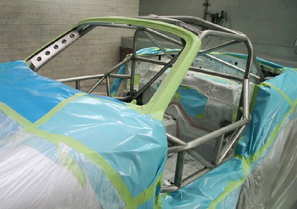    		 #63 "Brumos Cup Car" 986 BSR Race Car Conversion pre-interior paint