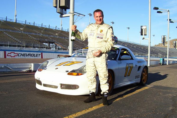 #17 White / Yellow 986 Boxster Spec Race Car Conversion (986 BSR)  Win at PIR 10-09