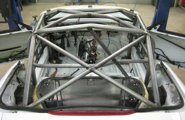 #17 White / Yellow 986 Boxster Spec Race Car Conversion (986 BSR)  rear cage