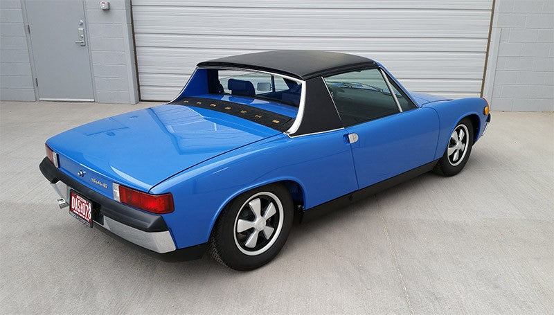 1970 9146 To 2.2L 911S Adriatic Blue Restoration finished rear 3rd view