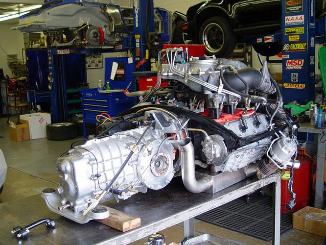 1978 930 Turbo Group B RS / RSR Race Car Engine Transmission Install