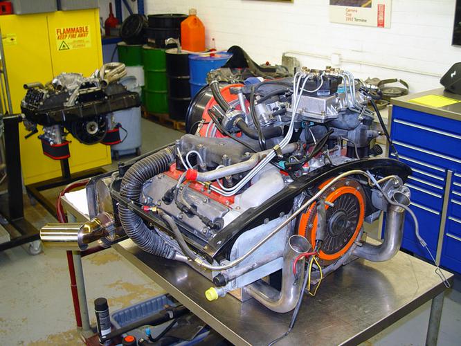1978 930 Turbo Group B RS / RSR Race Car Engine Clutch Install