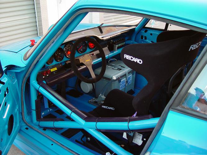 Riviera Blue 911 RSR Race Car With 964 3.8L G50 5 Speed Race Car Upgrade Conversions Interior