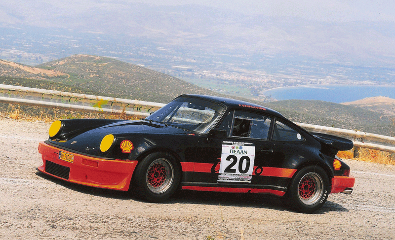 1978 930 Turbo Group B RS / RSR Race Car hill climb in Greece