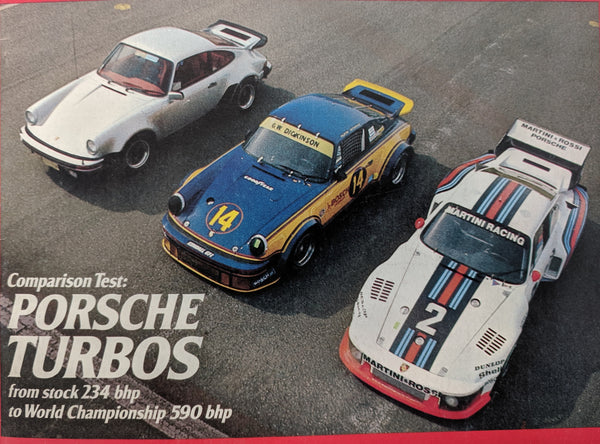 Porsche 934 Road and track front cover