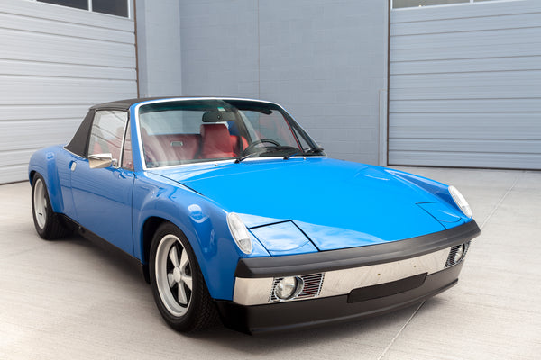 1971 914/6 Italian Model to 914/6 Big GT Spec 3.6L DME Upgrade 915 Upgrade Conversion  front blue