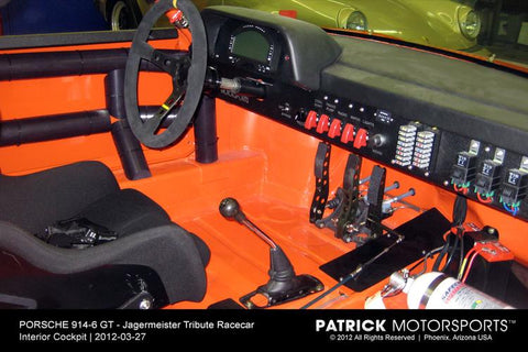 Jagermeister Tribute #707 914/6 GT 2.5L Vintage Race Car Build GT Cockpit