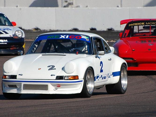 1973 911 RSR Racer With 3.8L DME G50 6 Speed Conversions In Martini Livery Track