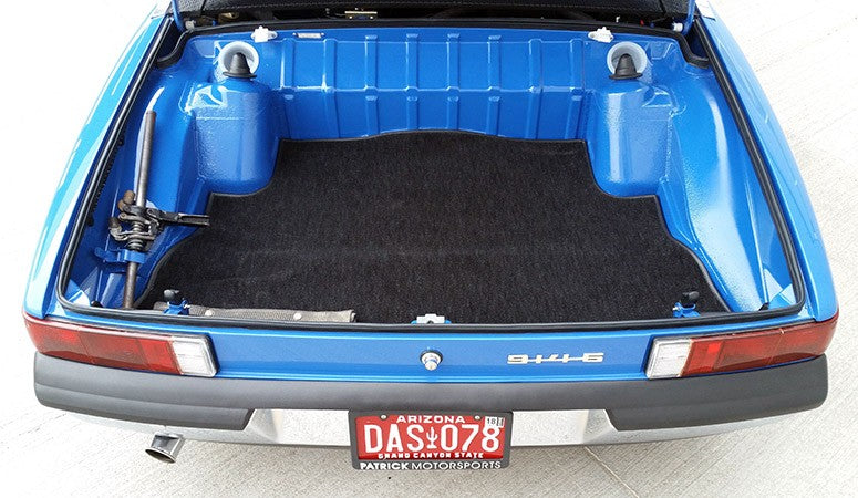 1970 9146 To 2.2L 911S Adriatic Blue Restoration Rear Trunk Compartment fixed