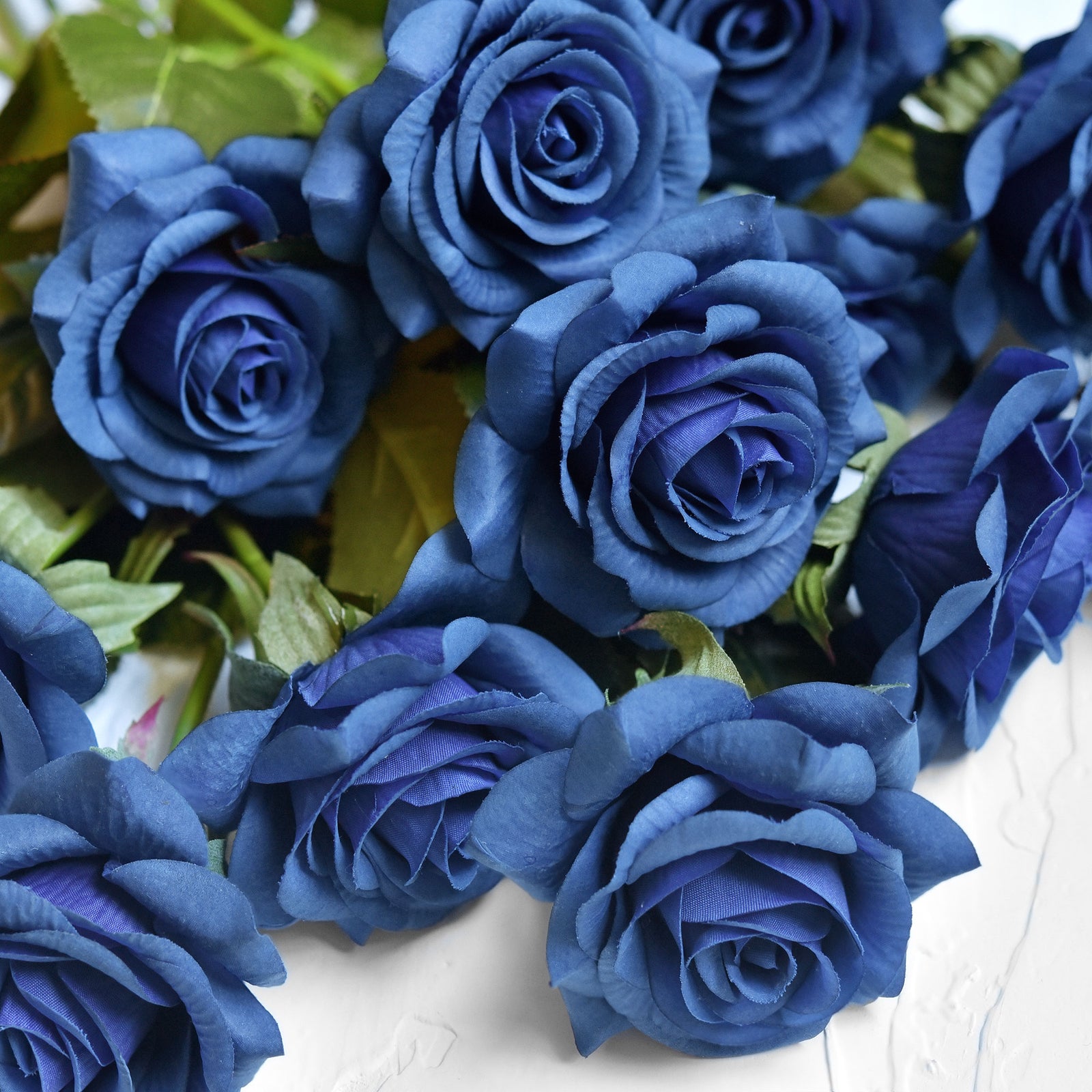 Blue Silk Roses / Pale blue silk decorations aqua blue bridesmaid