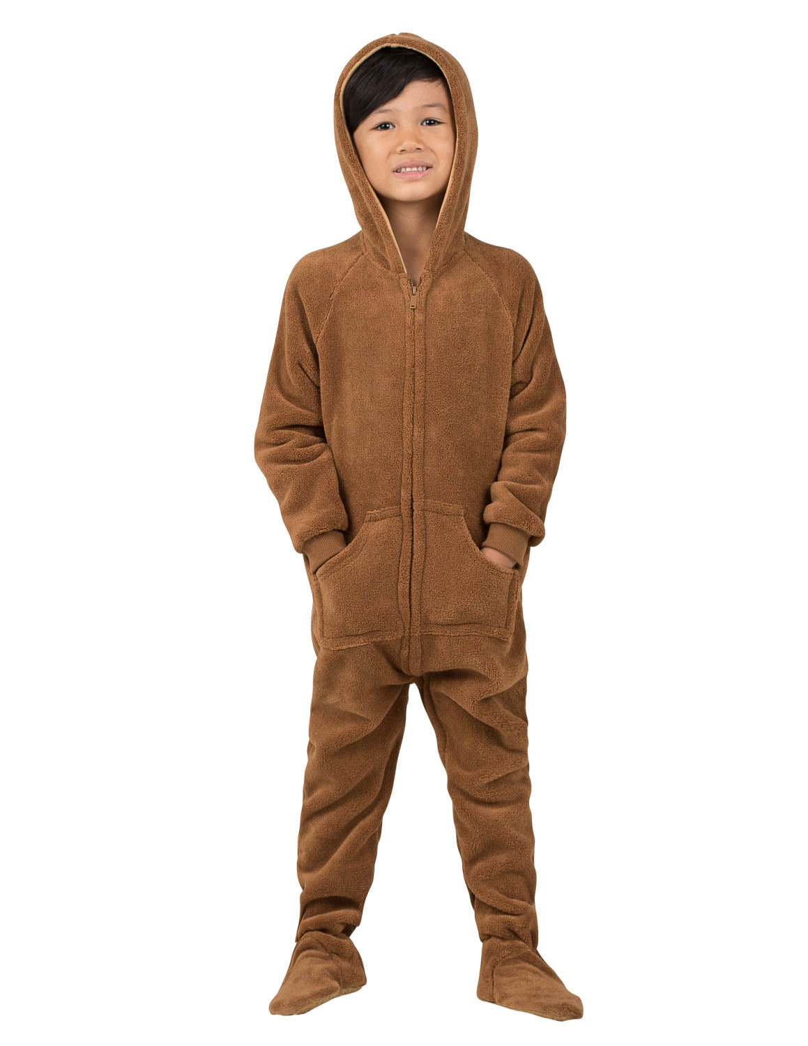 Verloren Inspiratie Ananiver Teddy Bear Hoodie One Piece - Toddler Hooded Footed Pajamas | Hooded One  Piece Pjs | Toddler Hooded Pajamas - Footed Pajamas Co.