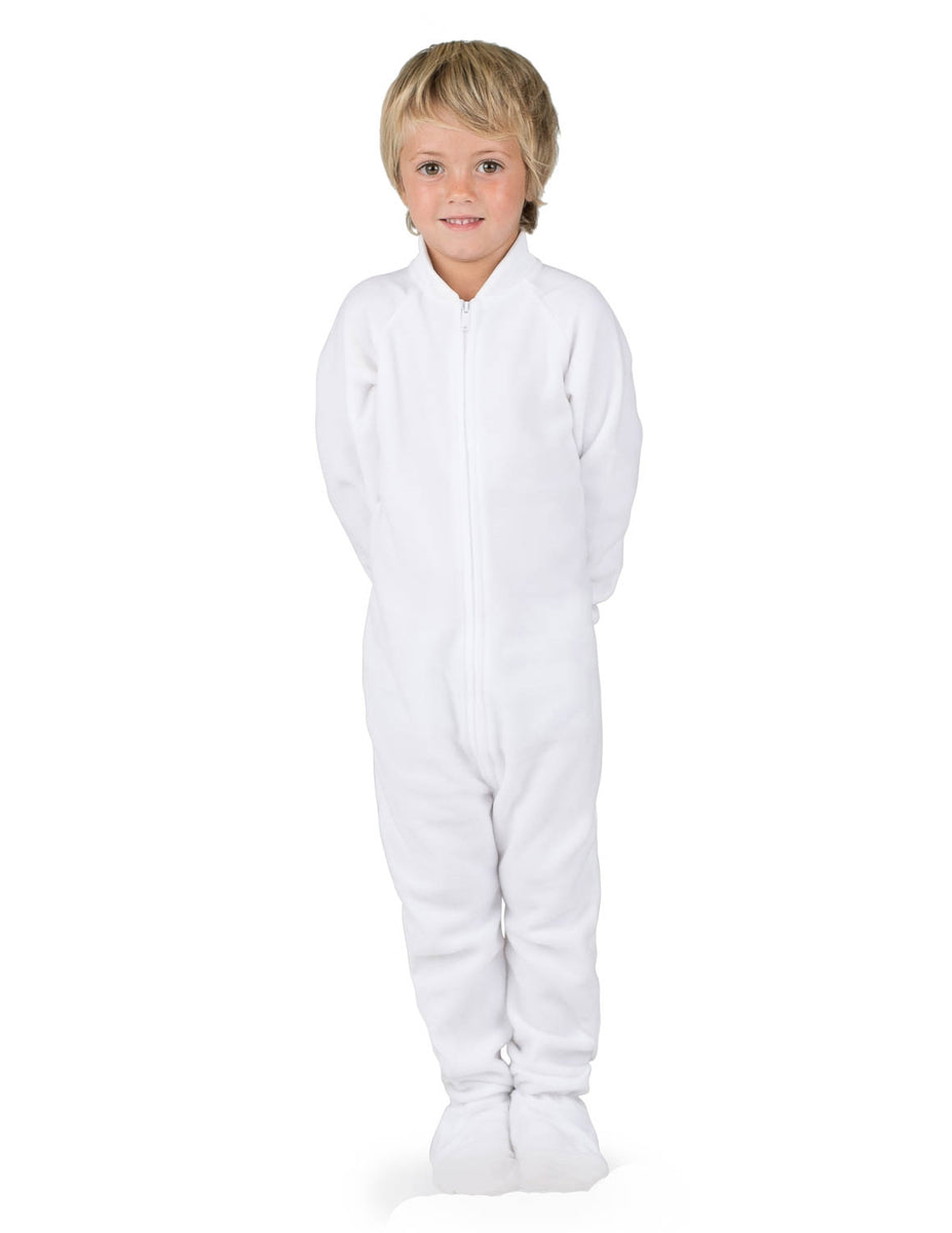 Footed Pajamas® - Arctic White Infant Fleece Footed Pjs - Footed ...
