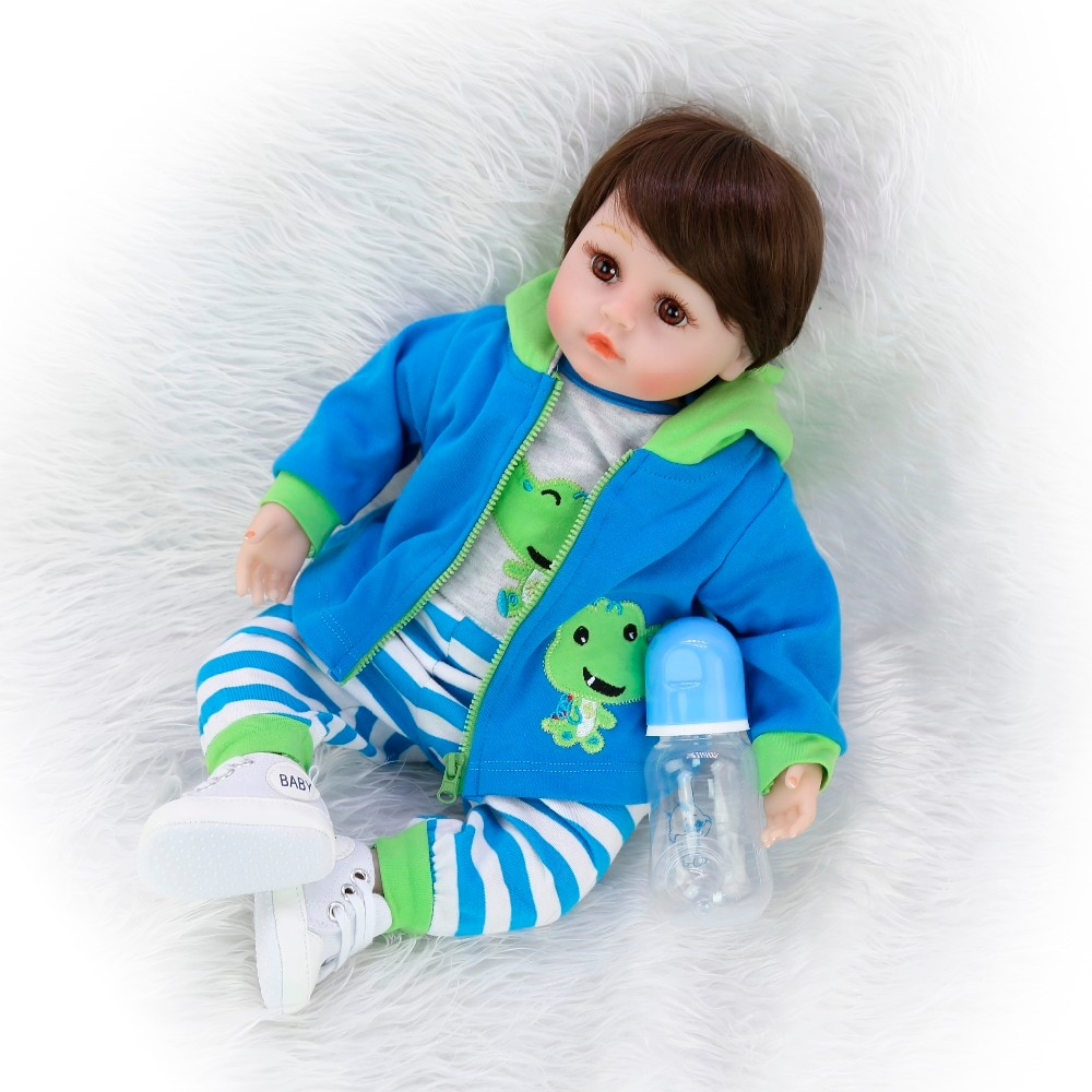 Bebe Reborn Girafinha Menina 100% Silicone 48cm - China Silicone and Baby  Toys price