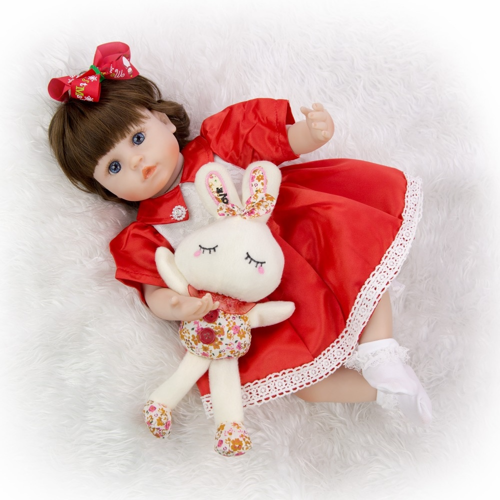 FJScomércio Bebê boneca reborn realista 48cm