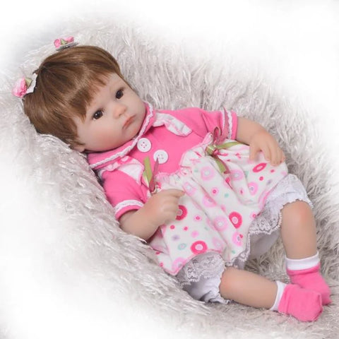Boneca Bebê Reborn Realista 48cm – Outlet Mamães