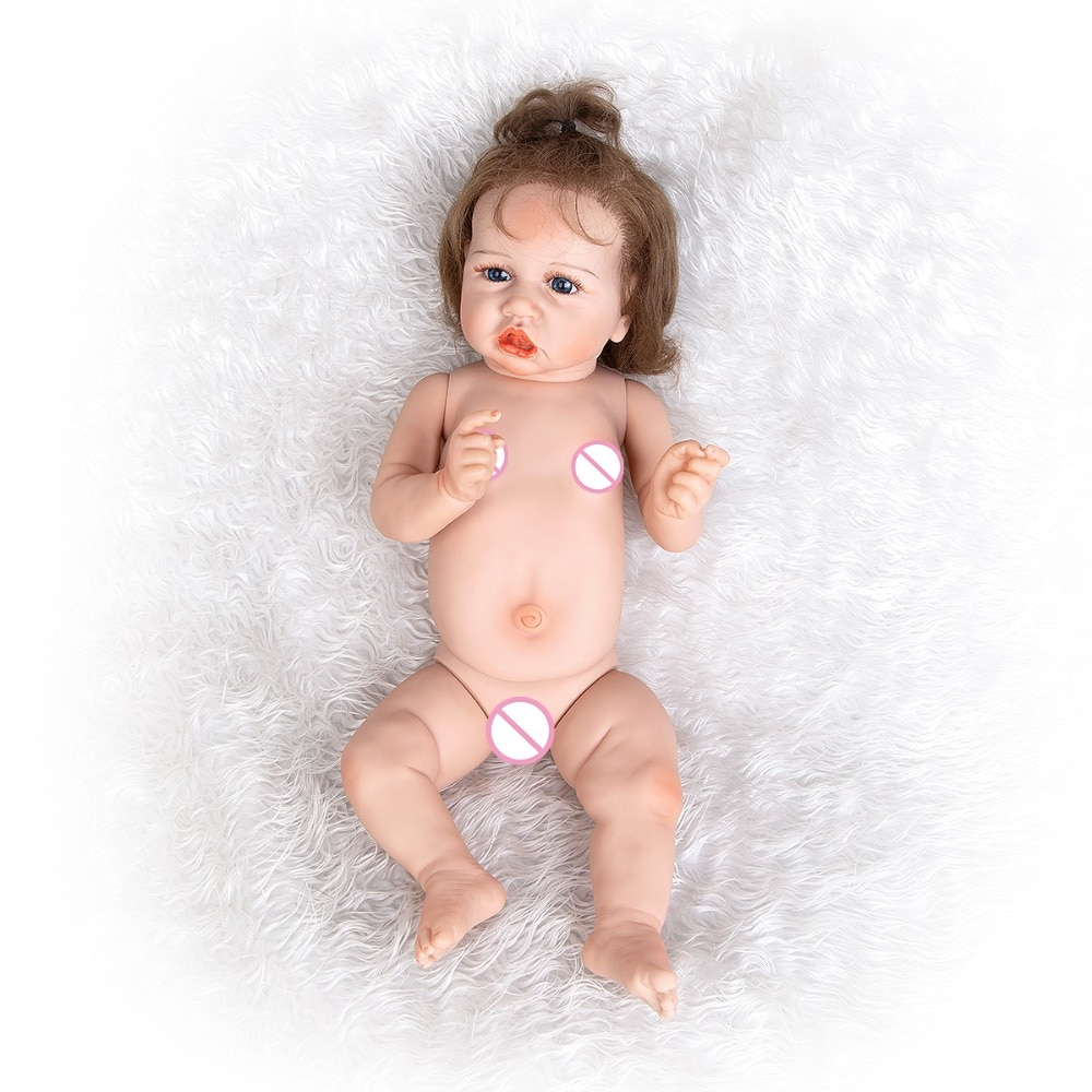 Bebê Reborn de Silicone Realista 58cm – Outlet Mamães