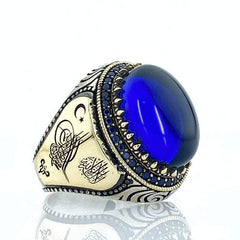 Turkish aqeeq rings for him