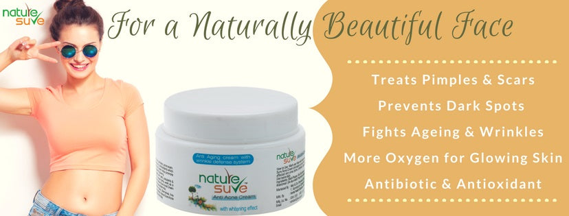 Nature Sure Anti-Acne Cream also helps treat fine lines and signs of ageing