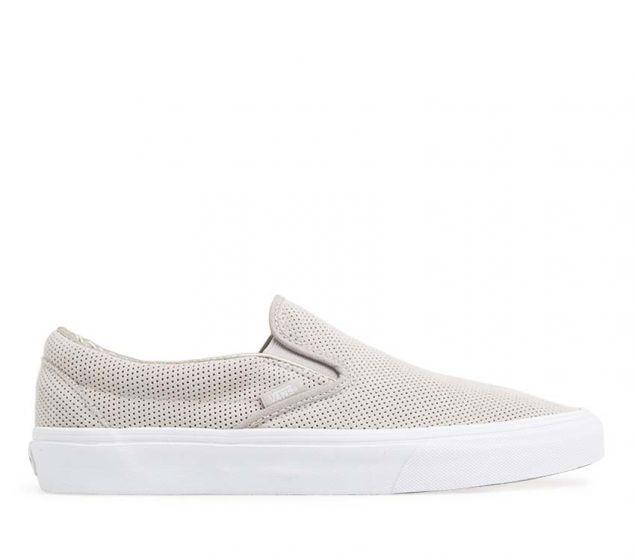 vans slip ons perforated