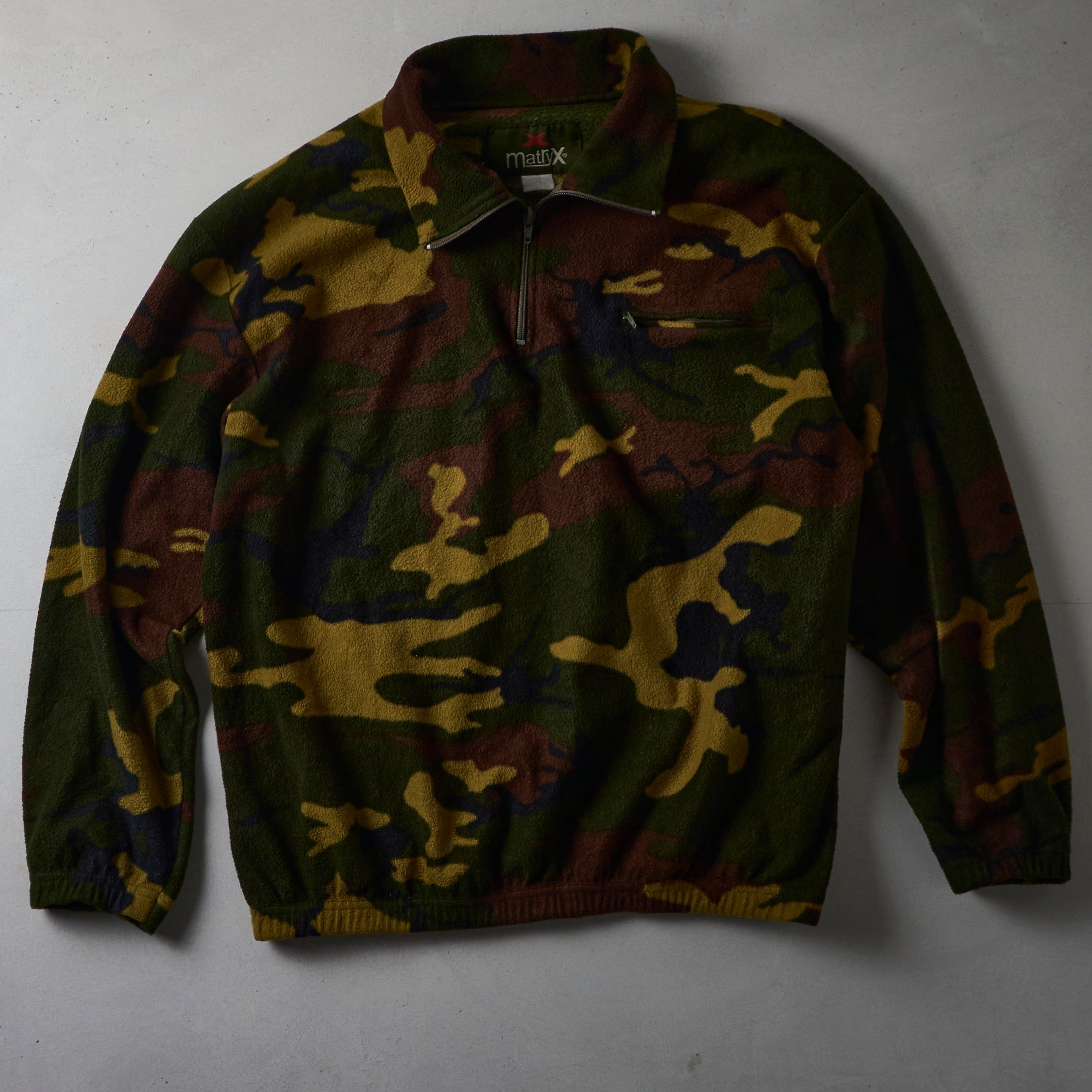 Vintage Camo Fleece Sweatshirt