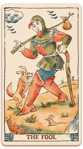 The Fool card - Tarot of Musterberg