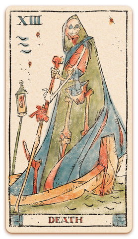 Tarot of Musterberg Major Arcana Death Card XIII - Lucky 13