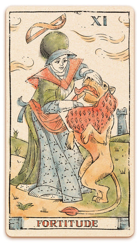 Tarot of Musterberg Major Arcana Fortitude Card 11