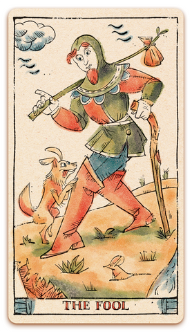 The Tarot of Musterberg, the Fool Card