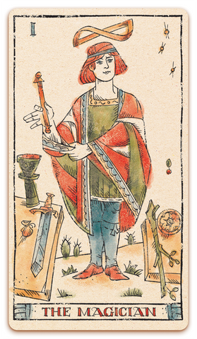 The Magician Card I - The Tarot of Musterberg